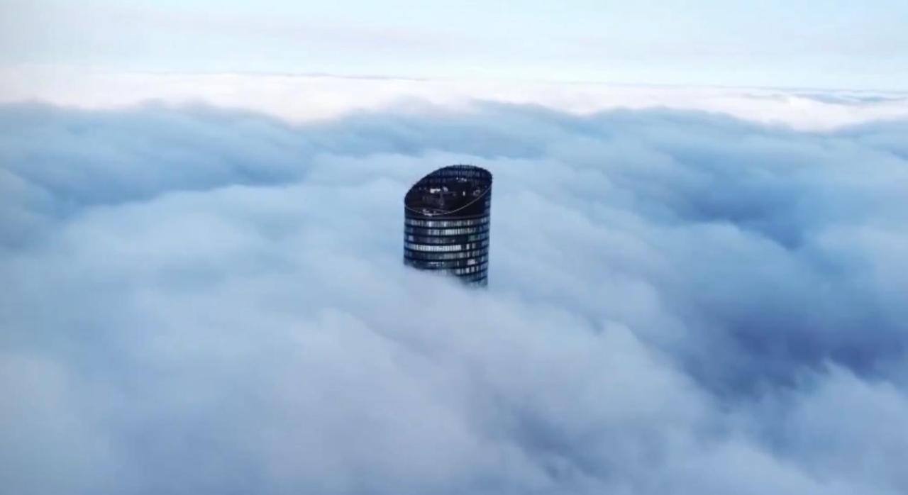 30Th+ Floor Apartments In Sky Tower Wroclaw Exterior photo